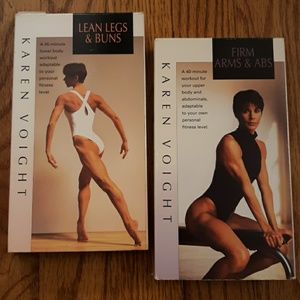 Karen Voight  2 VHS Workout tapes
